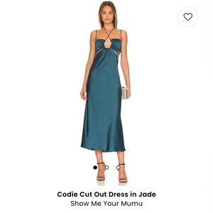 Show Me Your Mumu - Codie Cut-out Dress in Jade